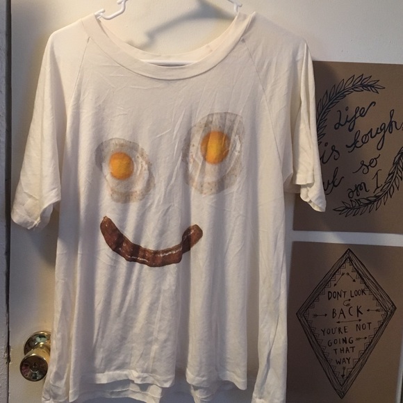 WILDFOX Wakey Wakey Breakfast Egg & Sausage Tee S