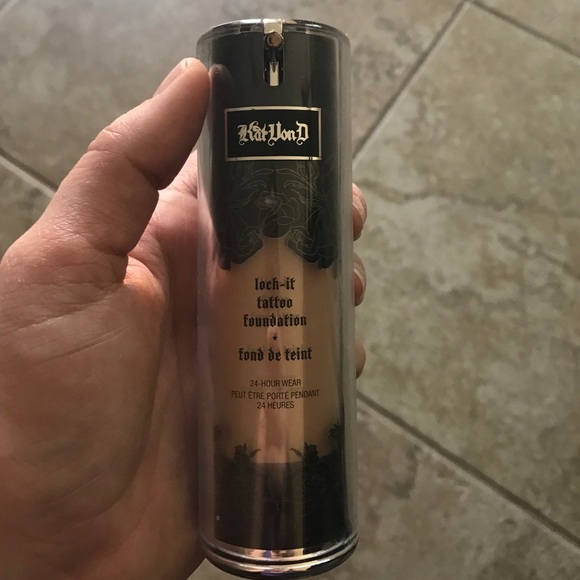Kat Von D lock-it foundation.  Light 47.