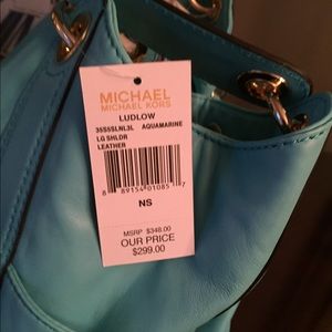 Michael KORS teal brand new handbag