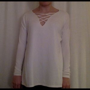 White/cream urban outfitters top