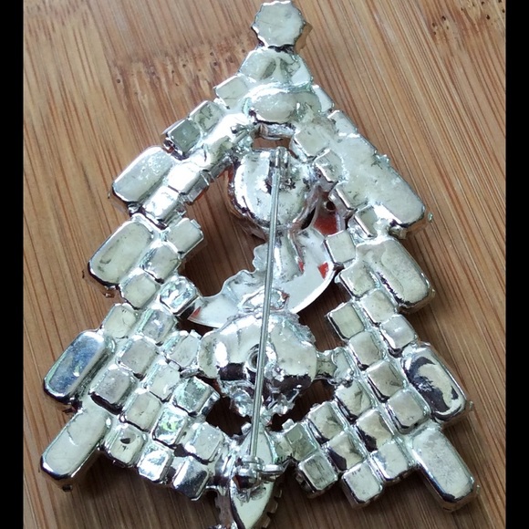 Funky Vintage Christmas Tree Pin unique - Picture 4 of 5