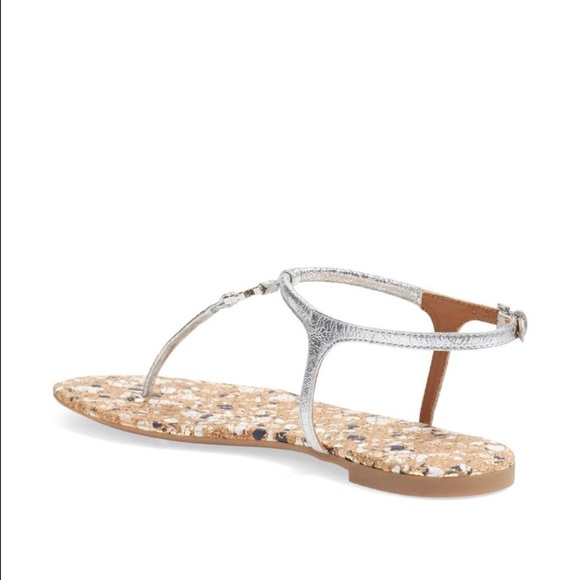 Tory Burch Metallic Sandals - Picture 2 of 5