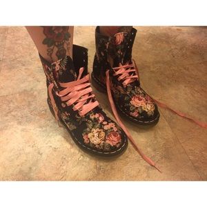 Floral Doc Martens
