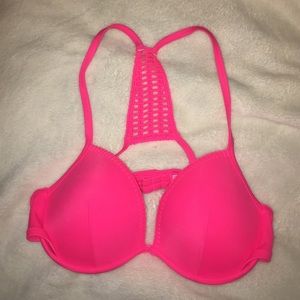 Victoria's Secret hot pink bikini top