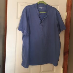 Men's Eddie Bauer Blue Short Sleeve Henley
