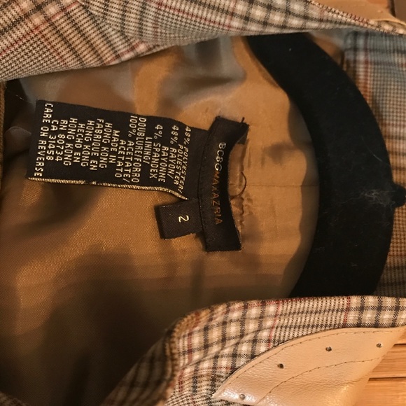 BCBG /Max Azria plaid pantsuit size 2 - Picture 2 of 4