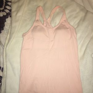 Light pink lululemon tank top