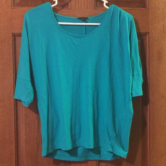 Express Teal Green Top - Picture 1 of 4