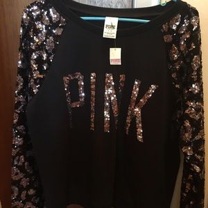 Victoria Secret Pink Sweatshirt Size Large