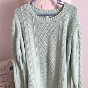 Mint green sweater