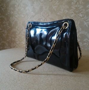 Vint. Morris Moskowitz Patent Leather Black Purse