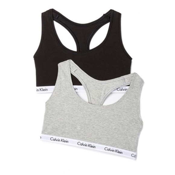 Calvin Klein Carousel Racerback Bralette BUNDLE