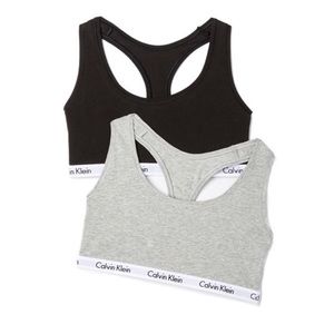 Calvin Klein Carousel Racerback Bralette BUNDLE