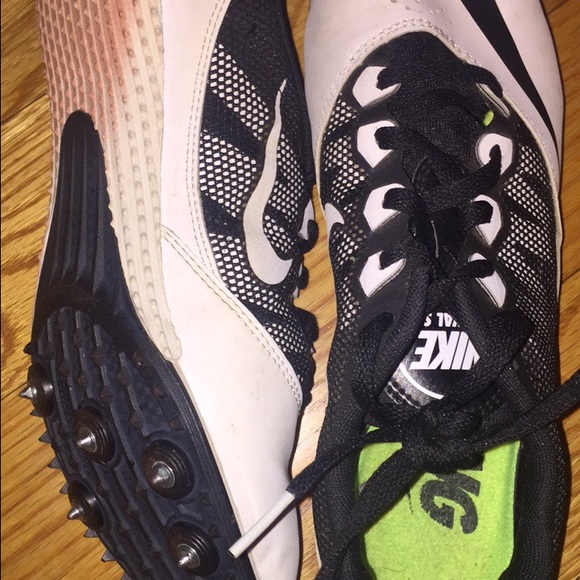Nike white track cleats