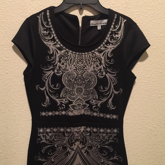 Sexy black and silver dress