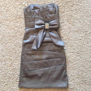 Beautiful Strapless Holiday Dress