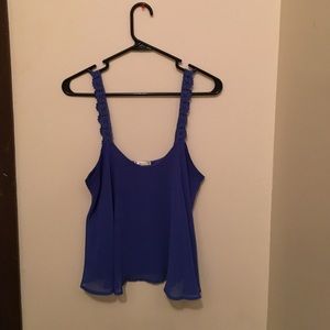 Royal blue tank top