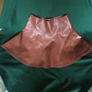 Faux Leather Mini