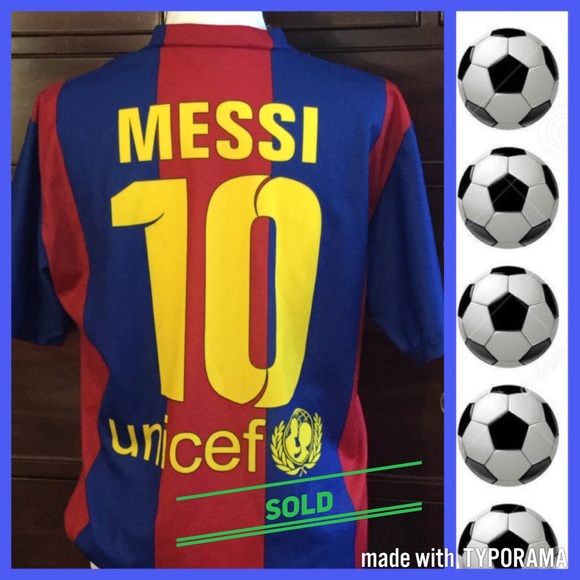 Other - SOLD Messi team Barcelona Soccer Jersey NWOT