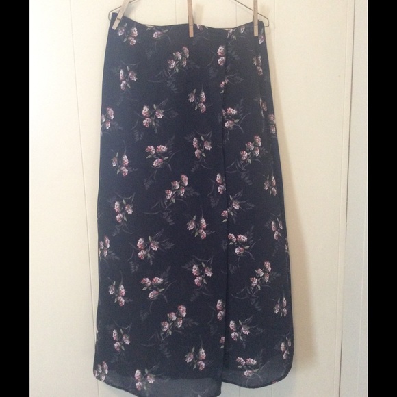 Emma James, sz 12, long, wrap, skirt