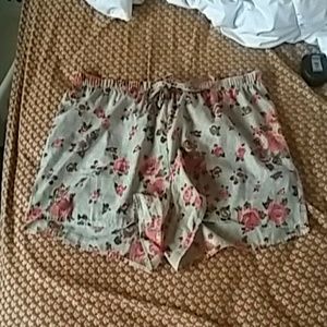 Floral Pajama Shorts