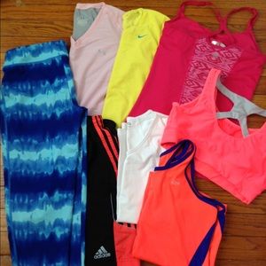 Women's small workout clothes bundle