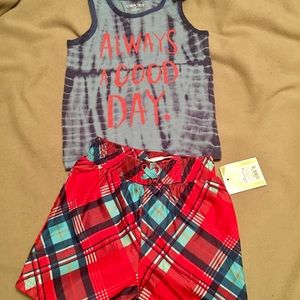 Boys swim trunks and tank