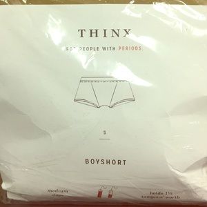 Thinx Boyshort black small period panties
