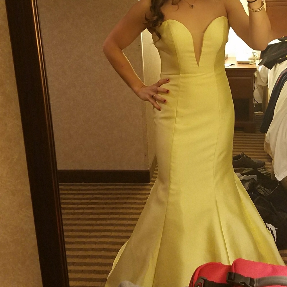 Jovani gown. Tailored