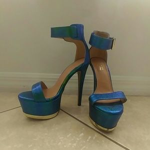 High heel shoes