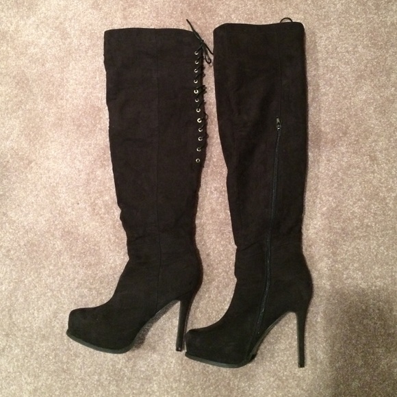Black Over-the-knee Boots