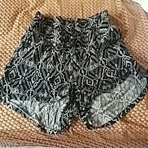 Maternity Aztec Print Shorts