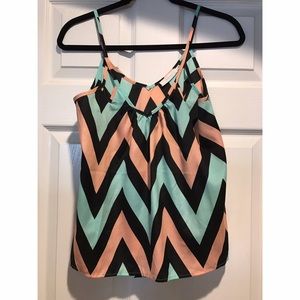 Lush Chevron Top