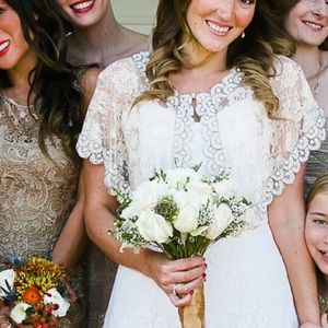 GORGEOUS Anthropologie Cape - Wedding Accessory