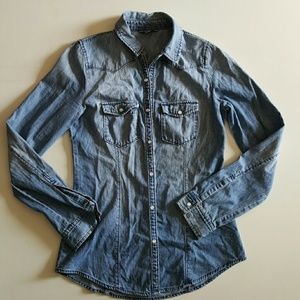 Jean blouse