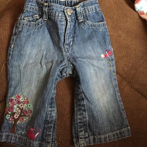 Baby gap blue jeans/ capris size 12-18 months