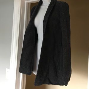 Theory open front heavy wool blend sweater Small