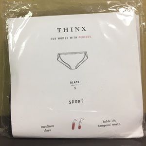 Thinx Sport Black Small Period Panties