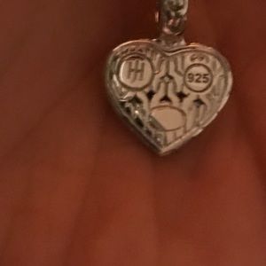John Hardy white sapphire heart necklace