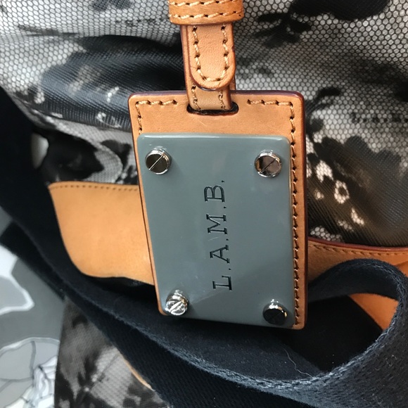 Sample L.A.M.B lace print Clandon backpack
