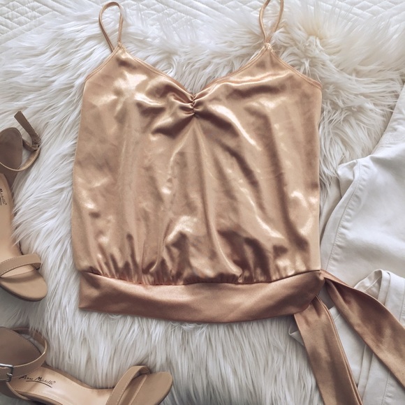 Wet Seal Tops - GOLD TOP