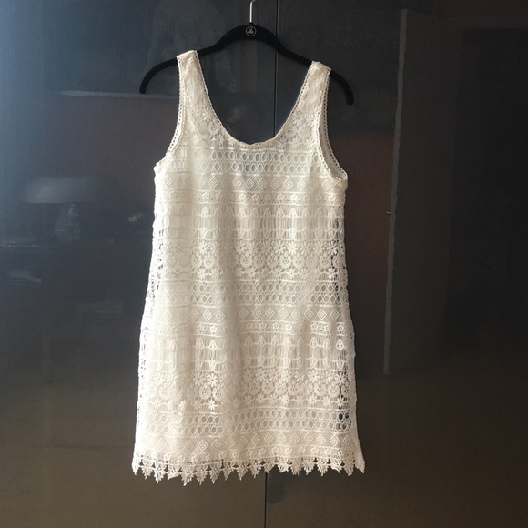 White lace dress
