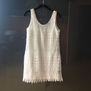 White lace dress