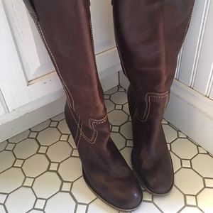 Frye wedge boots