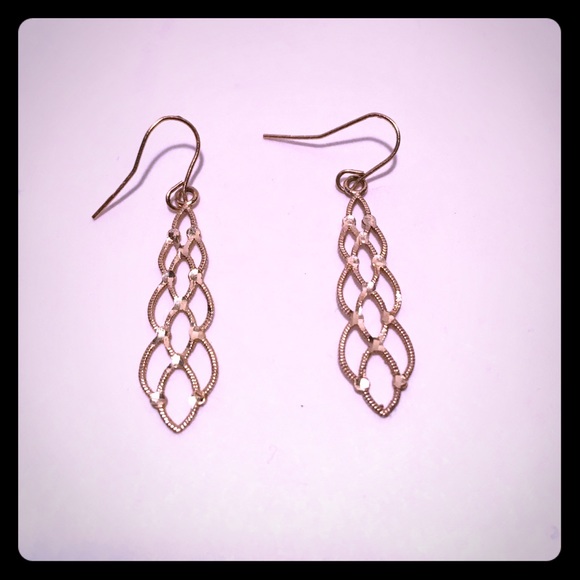 Gold earrings