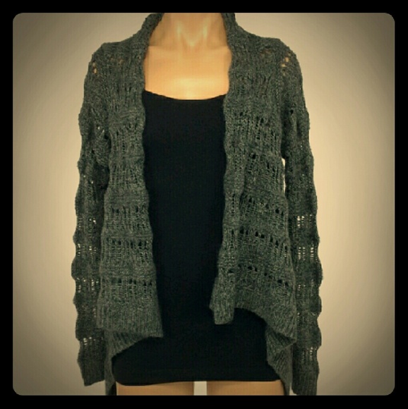 Sweet Gray Angle cardigan Sweater