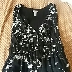 Layered Sleeveless Chiffon Dress