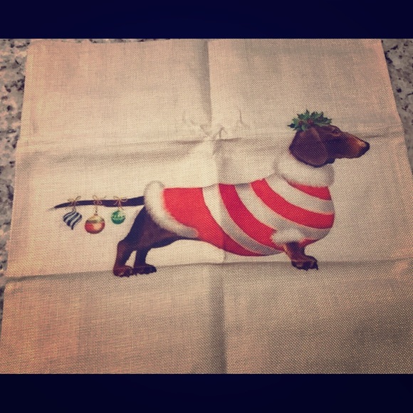 Dachshund Dog Christmas pillow covers