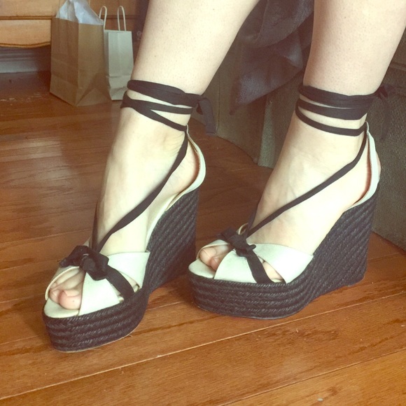 Christian Louboutin wedges/espadrilles