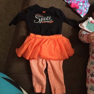 3 piece  Halloween baby girl group